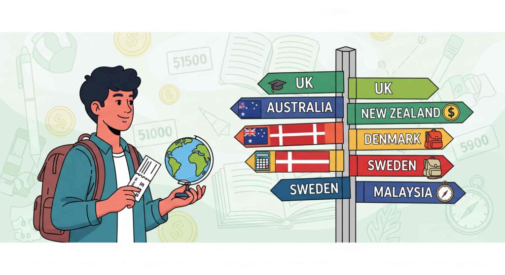 Most affordable study abroad countries for Bangladeshi students. compare tuition fees, living costs, and find budget friendly options