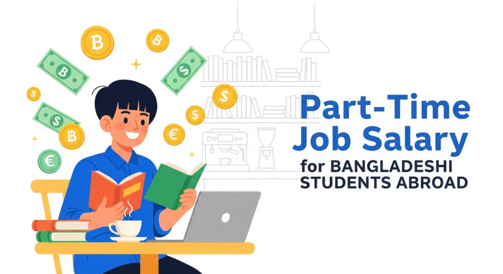 Part Time Job Salary for Bangladeshi Students Abroad
