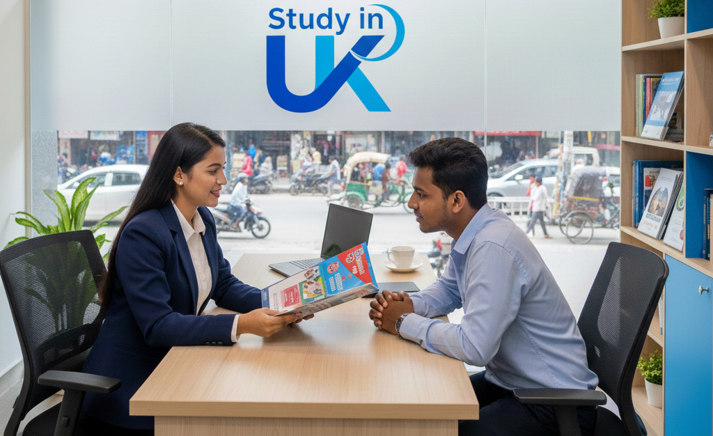 UK study abroad agency in Zindabazar Sylhet helping Bangladeshi students with UK university admission and student visa guidance