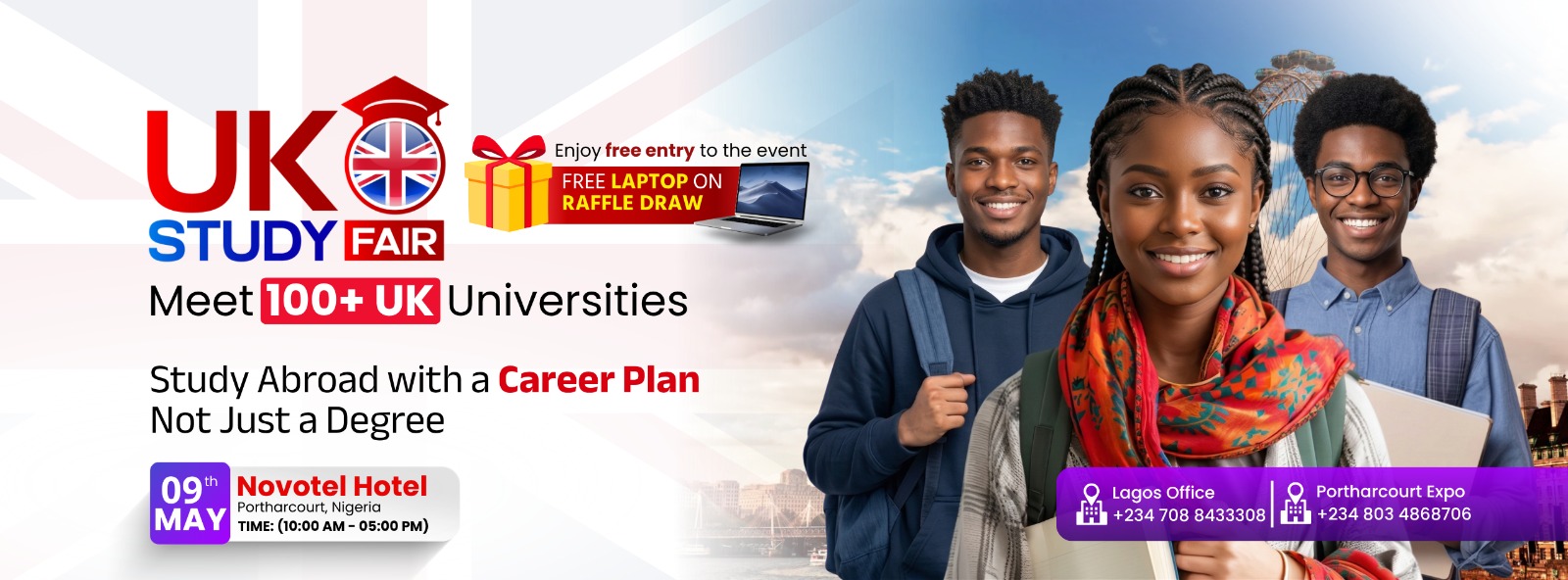 Study Fair 2026 at Novotel Hotel, Port Harcourt!